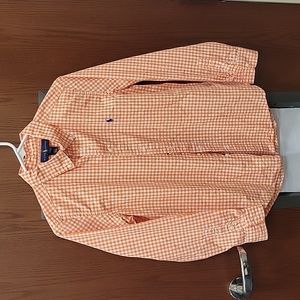 Ralph Lauren Boys Cotton Gingham Button Down Shirt